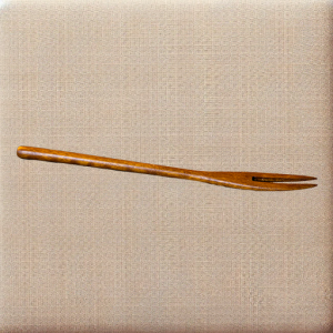 Nĩa xiên thức ăn-2-răng-14,5cm-thẳng-sơn-ta