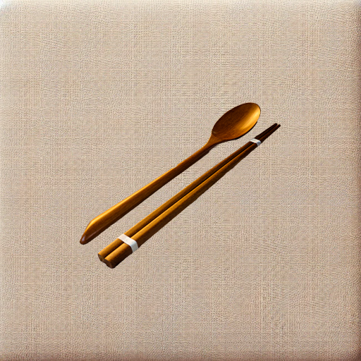 set-đũa-thìa-20cm-cán-gỗ tự nhiên