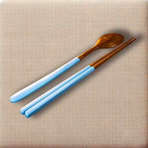 Set đũa thìa cán màu 23×4,2cm (WH-STM-04) 01