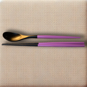 Set đũa thìa cán vát 23x4,2cm (WH-STM-05) 02